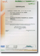Certificato Global GAP